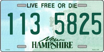 NH license plate 1135825