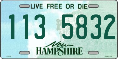 NH license plate 1135832