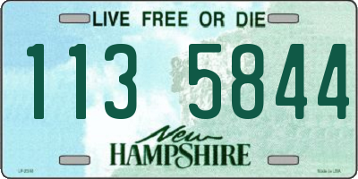 NH license plate 1135844