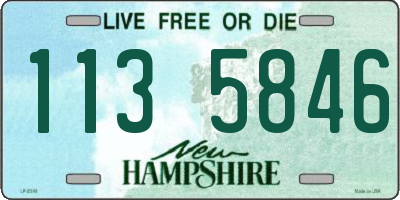 NH license plate 1135846