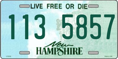 NH license plate 1135857
