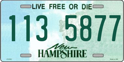 NH license plate 1135877