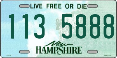 NH license plate 1135888