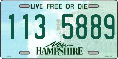 NH license plate 1135889
