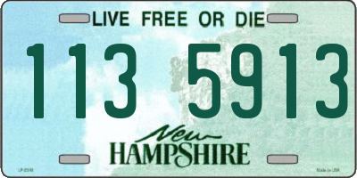 NH license plate 1135913