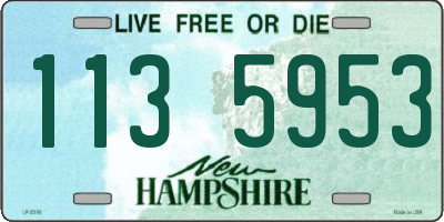 NH license plate 1135953