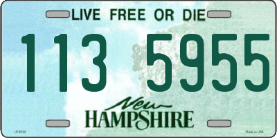 NH license plate 1135955