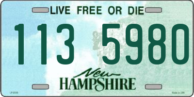 NH license plate 1135980