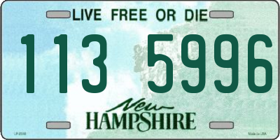 NH license plate 1135996