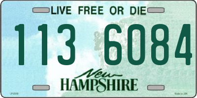 NH license plate 1136084