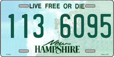 NH license plate 1136095