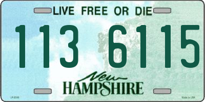 NH license plate 1136115