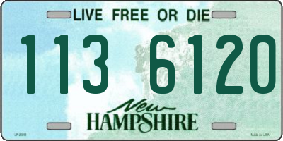 NH license plate 1136120