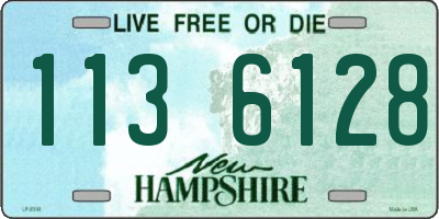 NH license plate 1136128
