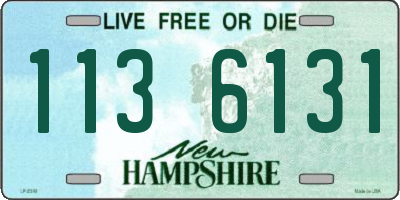 NH license plate 1136131