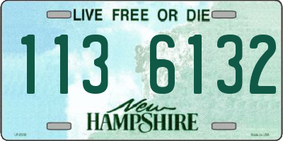 NH license plate 1136132