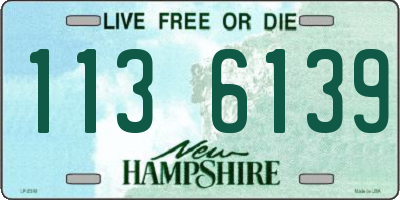 NH license plate 1136139