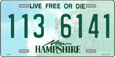 NH license plate 1136141