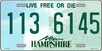NH license plate 1136145