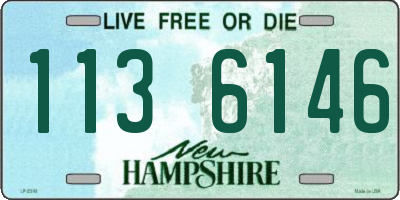 NH license plate 1136146