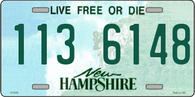 NH license plate 1136148