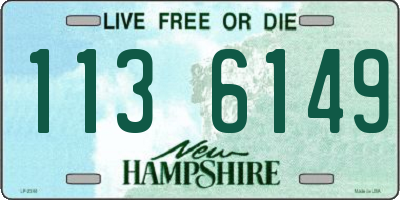 NH license plate 1136149