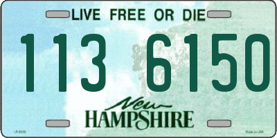 NH license plate 1136150