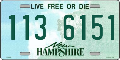 NH license plate 1136151