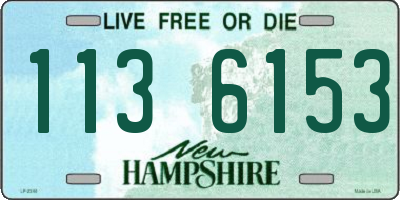 NH license plate 1136153