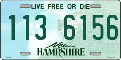 NH license plate 1136156