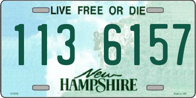NH license plate 1136157