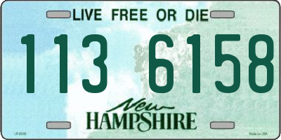 NH license plate 1136158