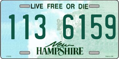 NH license plate 1136159