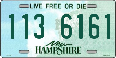 NH license plate 1136161