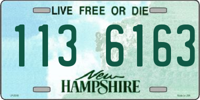 NH license plate 1136163