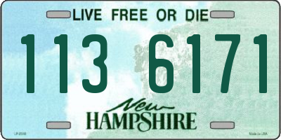 NH license plate 1136171