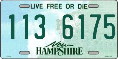 NH license plate 1136175
