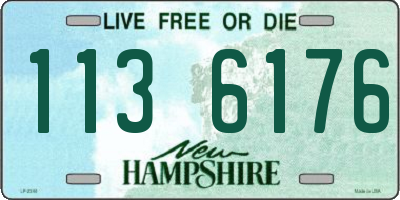NH license plate 1136176