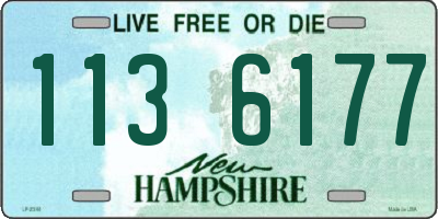 NH license plate 1136177