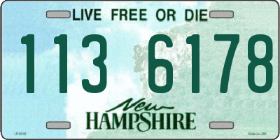 NH license plate 1136178