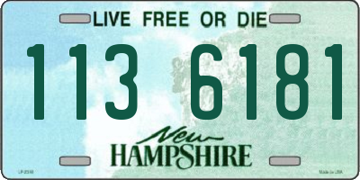 NH license plate 1136181