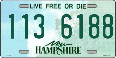NH license plate 1136188