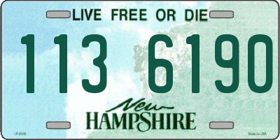 NH license plate 1136190