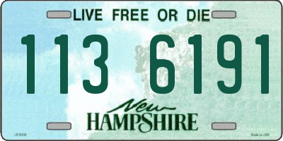 NH license plate 1136191