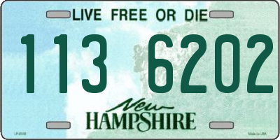 NH license plate 1136202