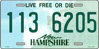 NH license plate 1136205