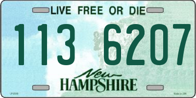 NH license plate 1136207