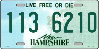 NH license plate 1136210
