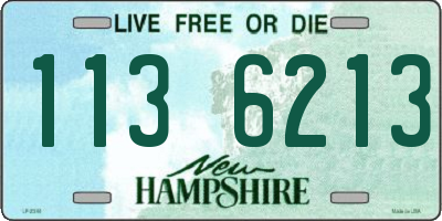 NH license plate 1136213