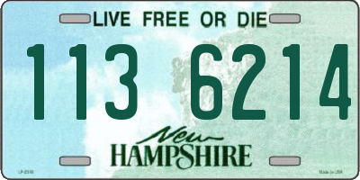 NH license plate 1136214